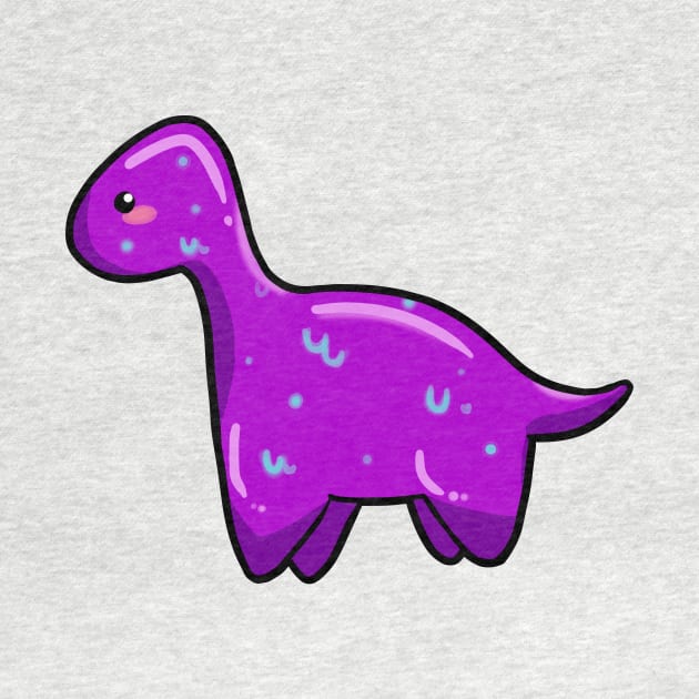 Pink Dino Dinosaur shirt women cute kawaii cartoon jurassic animal tshirt tee girly by theglaze